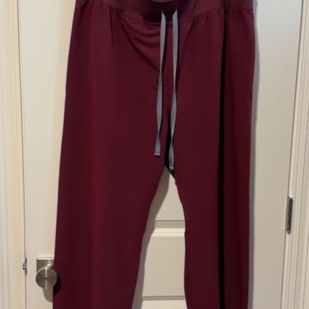 Figs Technical Collection Scrub Pants 2XL Burgundy